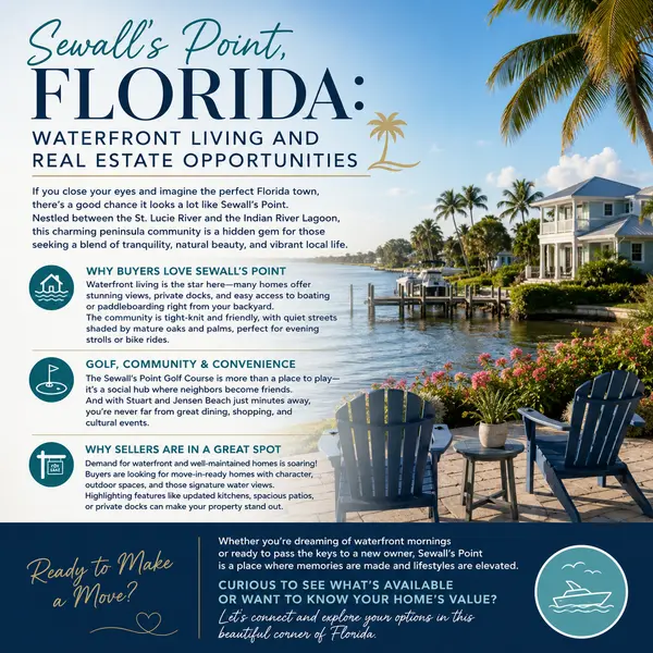 feature image of Sewall’s Point, Florida: Waterfront Living and Real Estate Opportunities