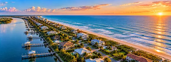 Sunset Coastal Homes and Docks