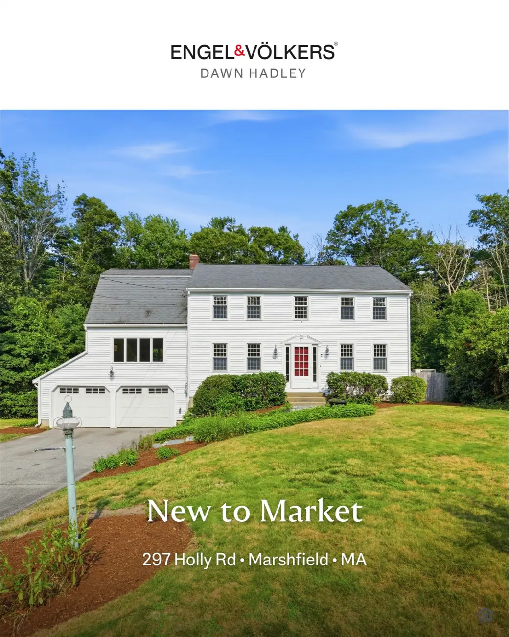 297 Holly Rd, Marshfield MA | Colonial on a Private Acre