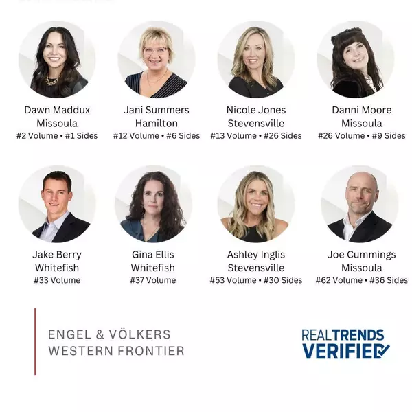 Engel & Völkers Western Frontier Advisors Named Real Estate’s Best in 2025 RealTrends Verified Rankings