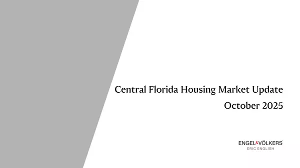 Good News for Central Florida Home Buyers & Sellers – October 2025 in Review