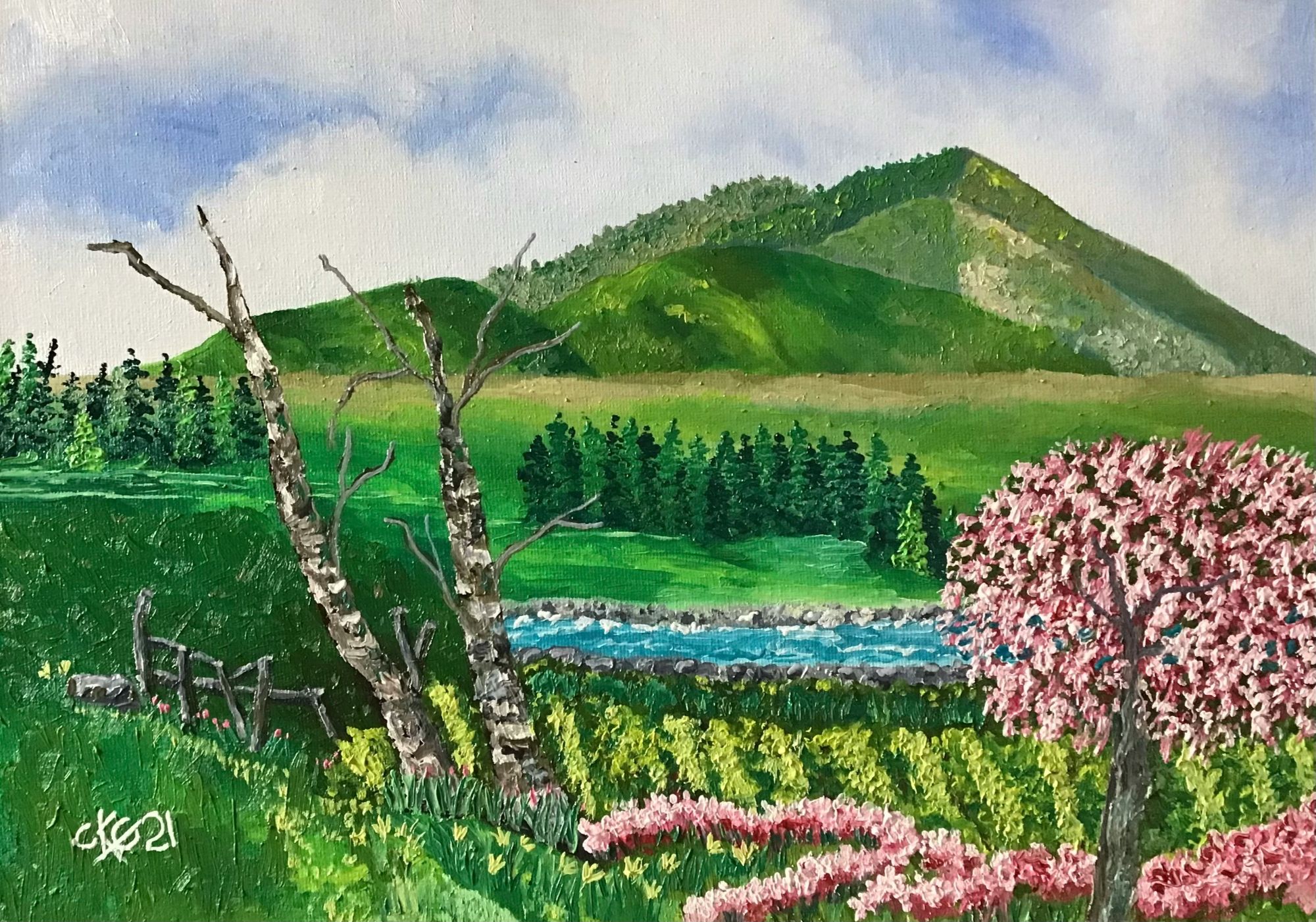 Painting by Catherine Kay Greenup