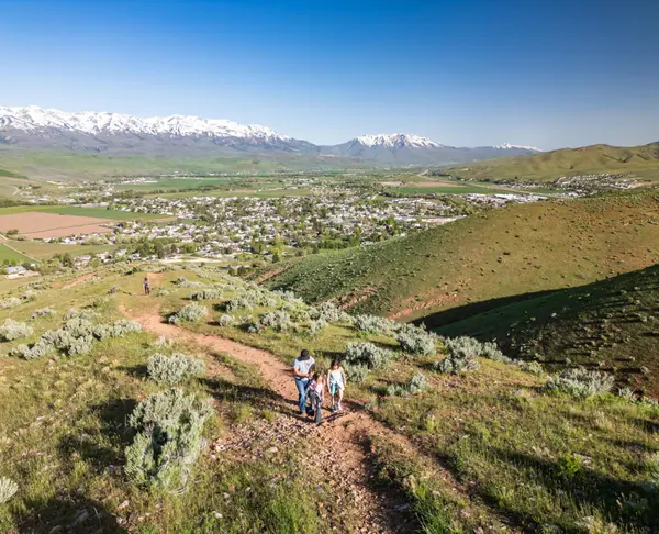 Photo - Morgan City area from hilltop