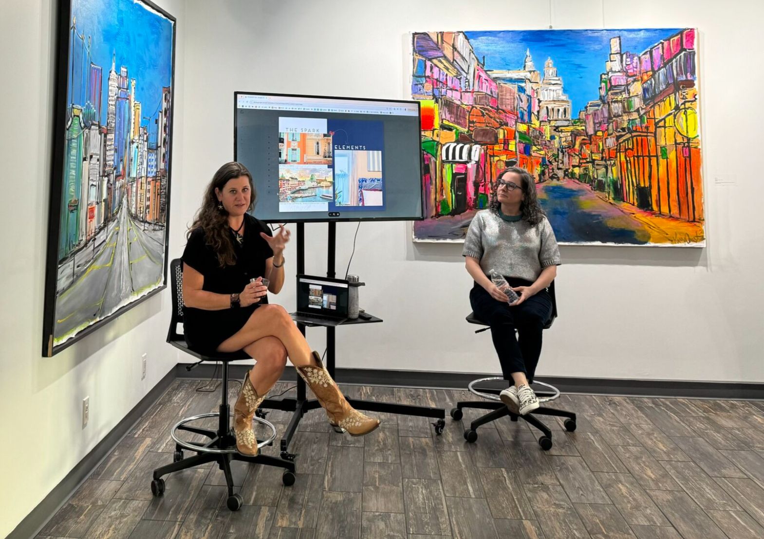 Bethany Stephens and Hope Johnstone Gallery Gathering
