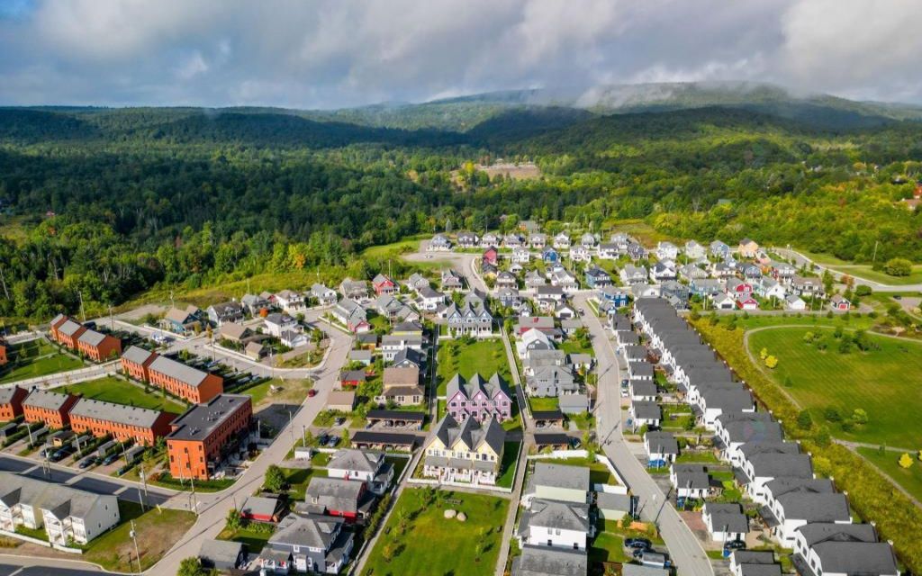 aerial view of Chelsea Quebec