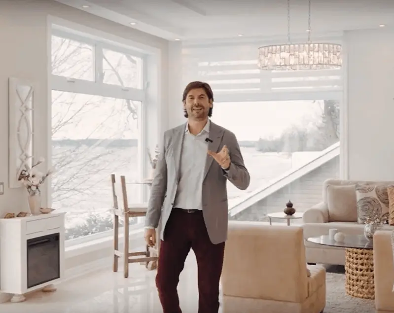 Courtier immobilier Louis-Philippe Pidgeon maison au bord de l'eau