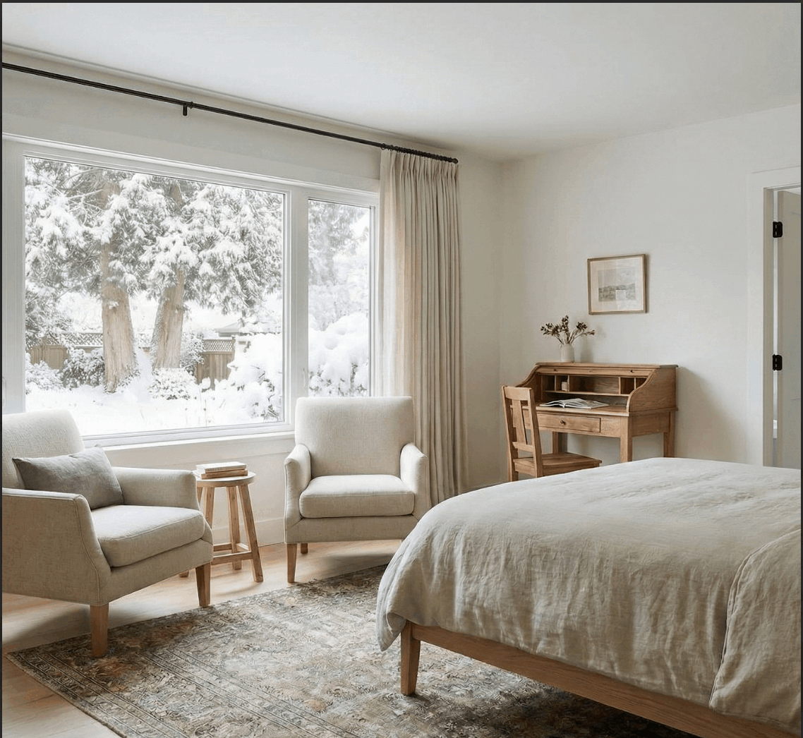 Ranch Home Northbrook Winter