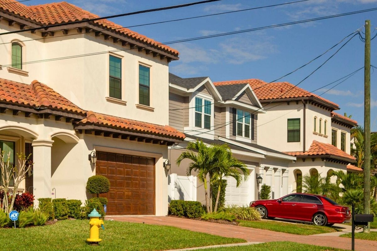 Mediterranean style homes in Virginia Park South Tampa with red tile roofs and palm trees 2026