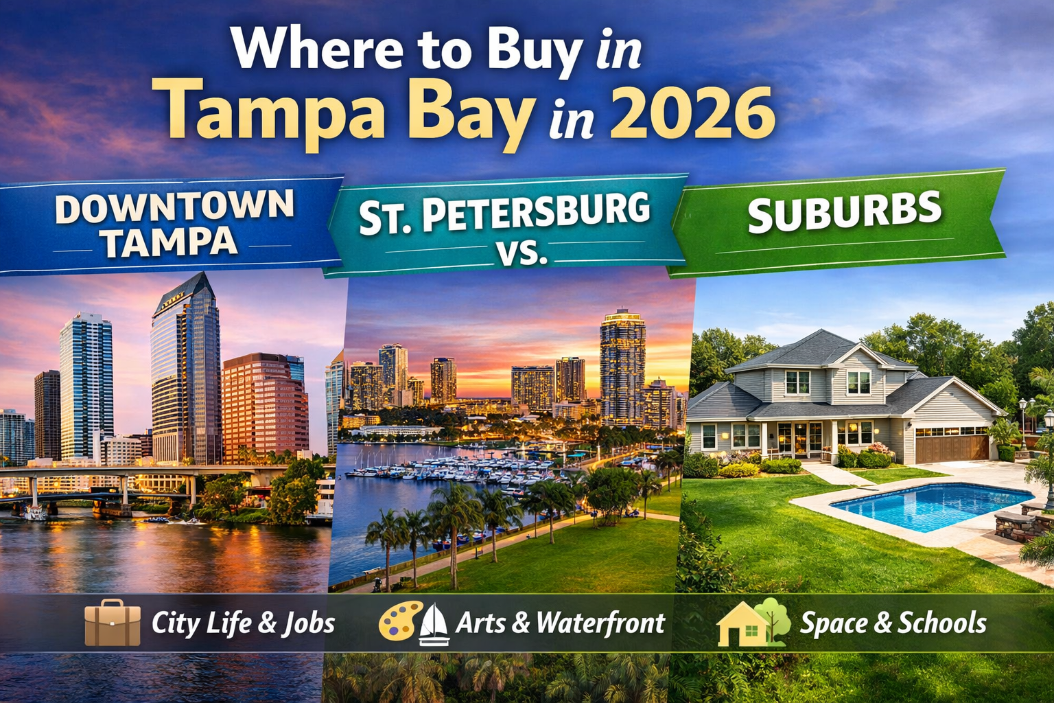 Where To Buy In Tampa Bay In 2026 Tampa Vs St Pete Vs Suburbs 2026226 
