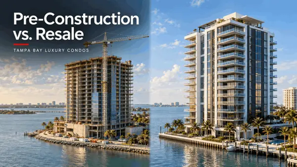 feature image of Pre-Construction vs. Resale: How Tampa Bay Luxury Condo Buyers Should Decide in 2026