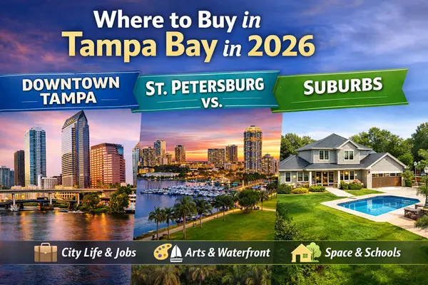 Where to Buy in Tampa Bay in 2026: Downtown Tampa vs. St. Petersburg vs. Suburbs—Buyer’s Market Breakdown,Shane Vanderson