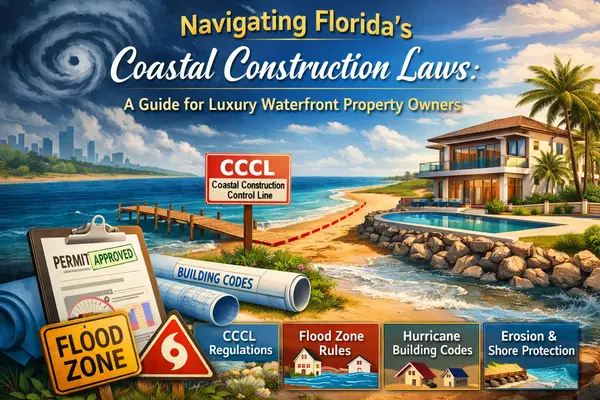 Understanding Florida Coastal Construction Laws for Waterfront Homes: A Comprehensive Guide for Luxury Property Owners,Shane Vanderson