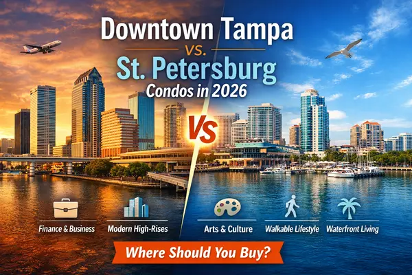 Downtown Tampa Condo Living vs. St. Petersburg Condos in 2026: Where Should You Buy?,Shane Vanderson