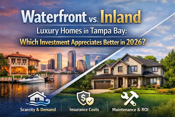 Waterfront vs. Inland Luxury Homes in Tampa Bay: Which Investment Appreciates Better in 2026?,Shane Vanderson
