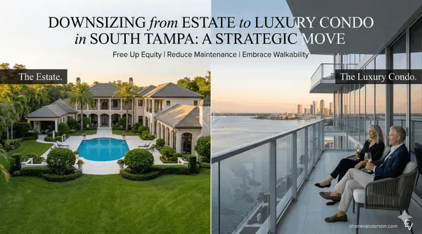 feature image of Downsizing from a South Tampa Estate to a Luxury Condo: When, Why, and How to Do It Right