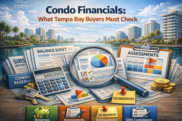 How do you read a condo association’s financials before buying in Tampa Bay?