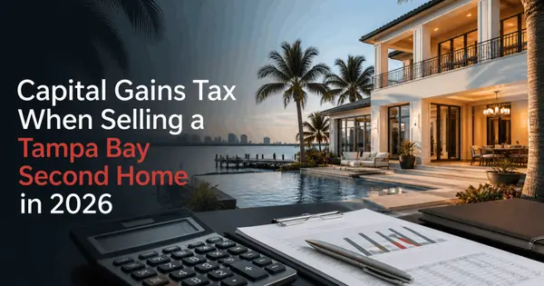 feature image of Capital Gains Tax When Selling a Tampa Bay Second Home in 2026