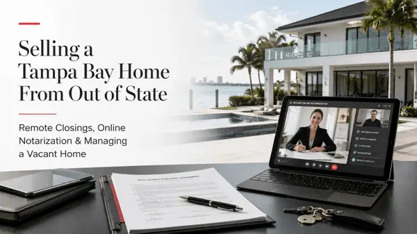 Selling a Tampa Bay Home From Out of State: Remote Closings, Online Notarization, and Managing a Vacant Home