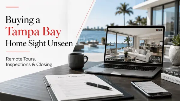 Buying a Tampa Bay Home Sight Unseen: How Out-of-State Buyers Handle Remote Tours, Inspections, and Closing