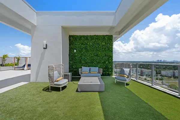 Rooftop sitting area