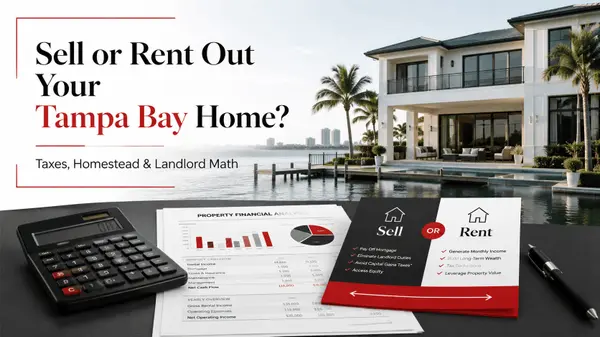 Should You Sell or Rent Out Your Tampa Bay Home? The Real Math on Taxes, Homestead, and Becoming a Landlord