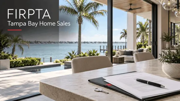 FIRPTA Withholding for Foreign Sellers of a Tampa Bay Luxury Home: The 15% Rule, Form 8288-B, and How to Reduce the Hold