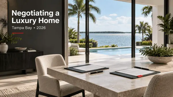 How to Negotiate a Tampa Bay Luxury Home in 2026: Seller Concessions, Rate Buydowns, and Reading Your Leverage