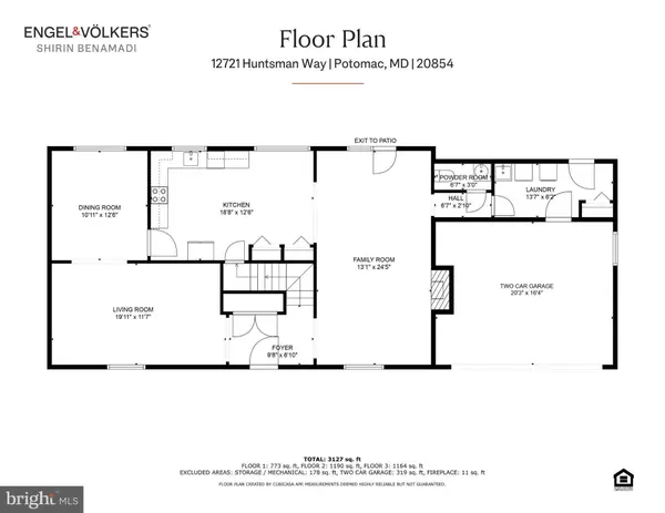 12721 HUNTSMAN WAY, Potomac, MD 20854