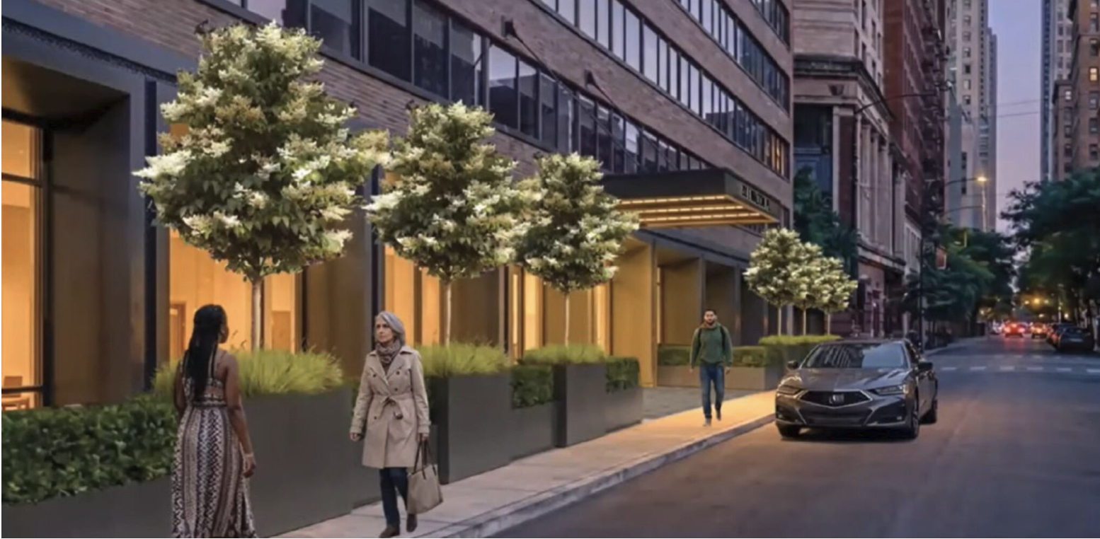 Exterior Rendering of 201 E Walton Conversion