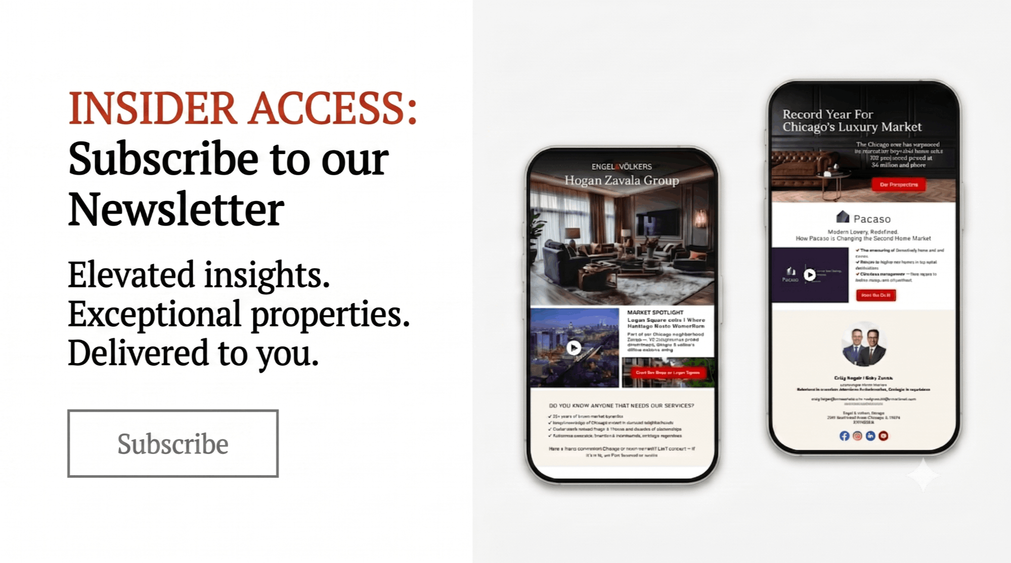 Insider Access Newsletter Subscribe Link