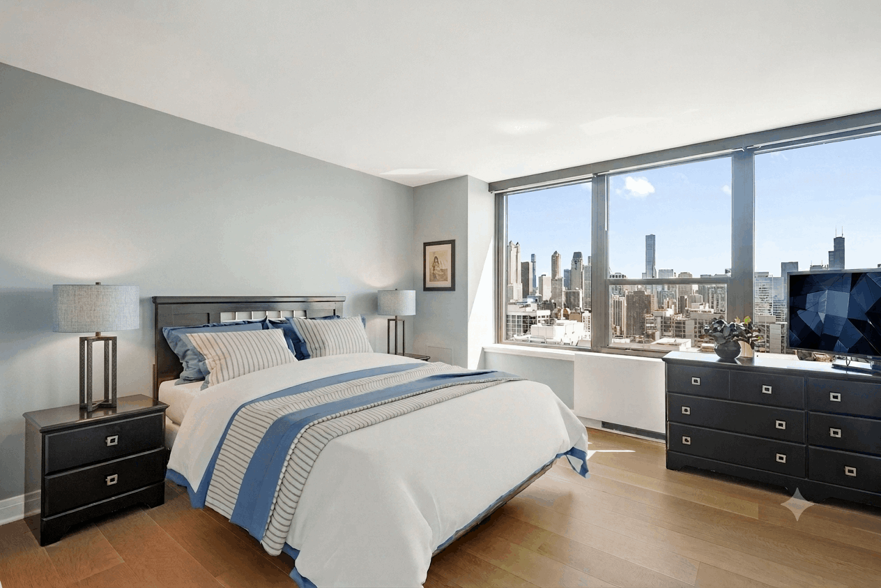 Image of Bedroom 3 separate wing at 1560 N Sandburg Terrace