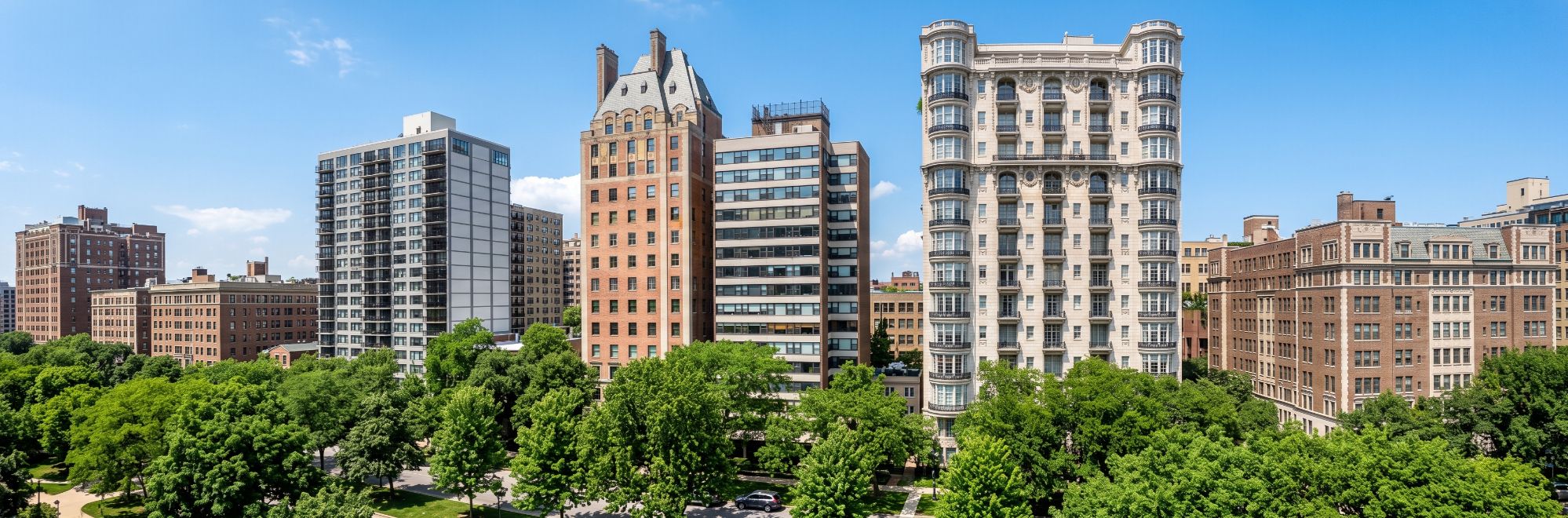 Image of stunning mid century and vintage architecture in Chicago