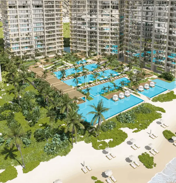 Tridenta Towers View Of Outdoor Level One Pool and Beach