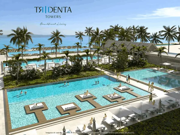 Tridenta Towers View of Outdoor Pool Area