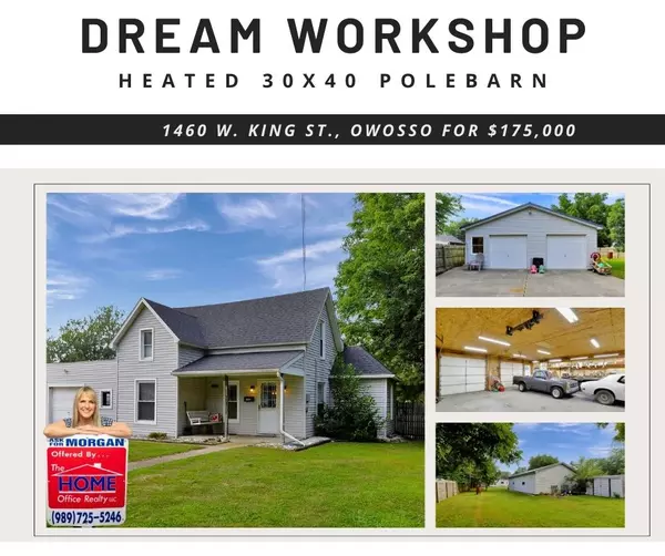 Dream Workshop with 30x40 Heated Pole Barn!