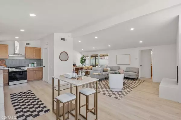 open concept kitchen and family room