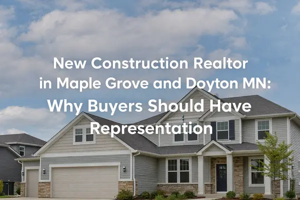 New Construction Realtor in Maple Grove and Dayton MN: Why Buyers Should Have Representation,Three Rivers Real Estate Team