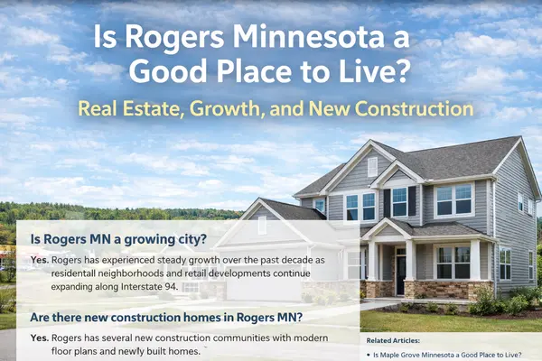 feature image of Is Rogers Minnesota a Good Place to Live? Real Estate, Growth, and New Construction