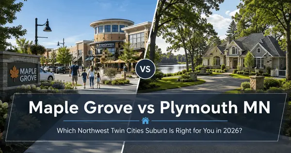feature image of Maple Grove vs Plymouth MN: Which Northwest Twin Cities Suburb Is Right for You in 2026?