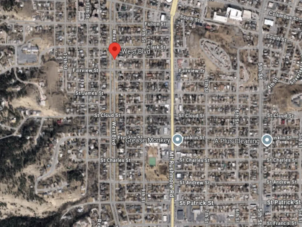 West Boulevard Historic District Map