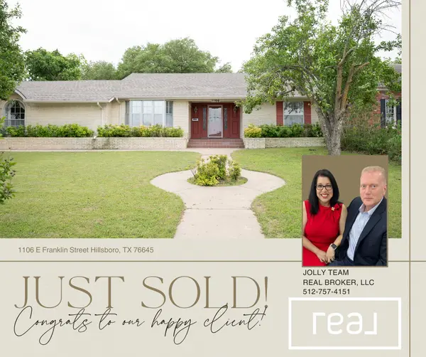 JUST SOLD! 1106 E Franklin Street Hillsboro, TX 76645