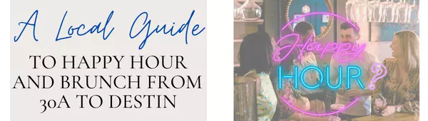 feature image of A Local Guide to Happy Hour and Brunch from 30A to Destin