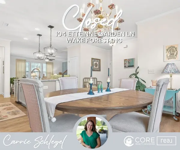Townhouse Sold in Wake Forest