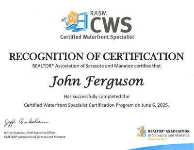 Certified Waterfront Specialist