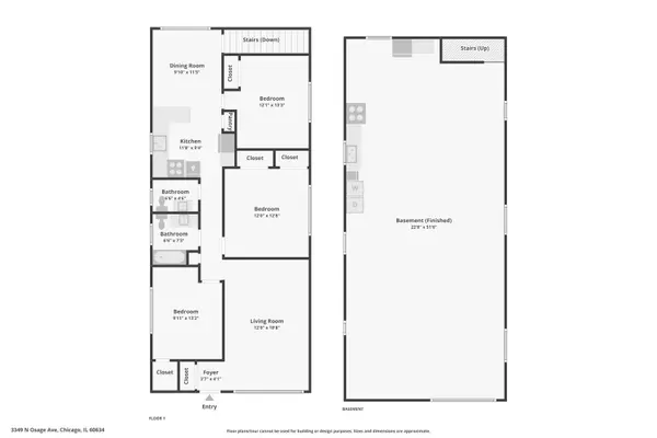 3349 N Osage AVE, Chicago, IL 60634