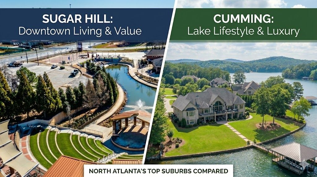 Sugar Hill vs Cumming Real Estate Comparison