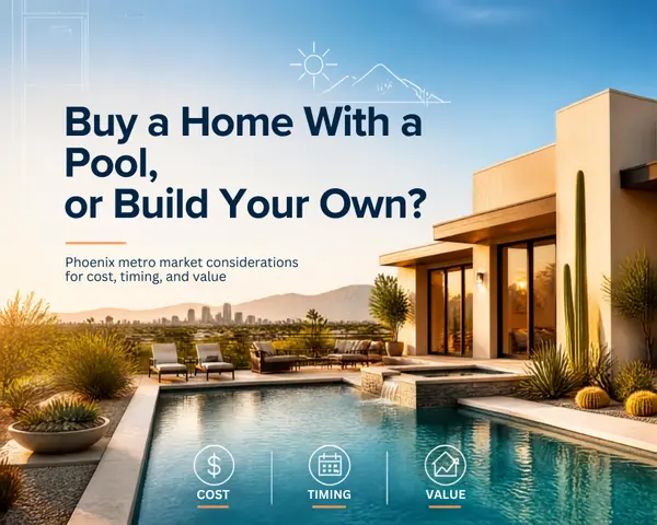Buy a Home With a Pool, or Build Your Own??