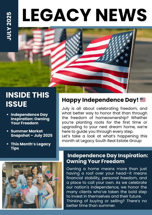 Legacy News – July 2025 Edition,Kesha Kennedy