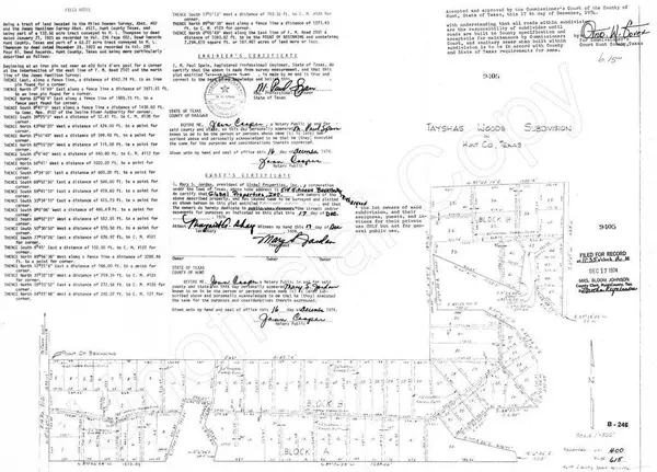 TBD Tayshas Woods Lot 41 Fm 2101, Quinlan, TX 75474