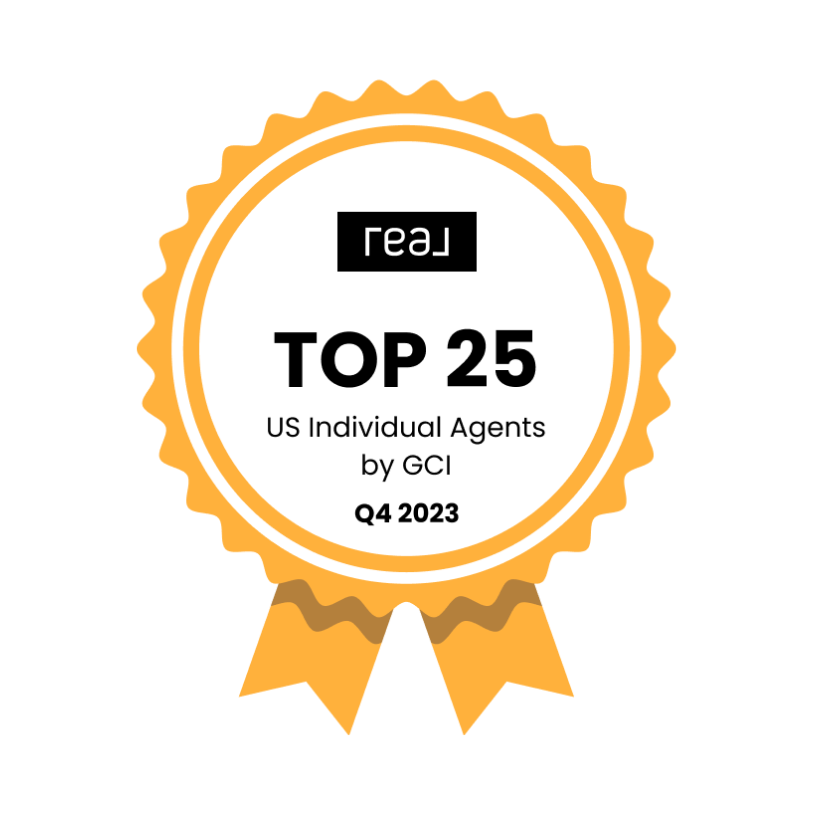 REAL Top 25 US Individual Agents by GCI, Q4 2023